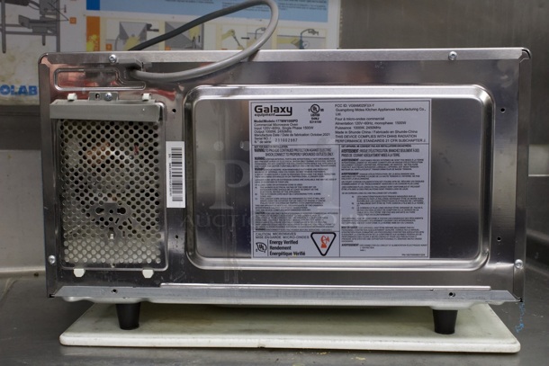 LIKE NEW!! Galaxy 177MW1000PD Office Series Microwave with Dial Controls - 120V, 1000W. STILL IN FACTORY WRAPPING.  - Image 6 of 7