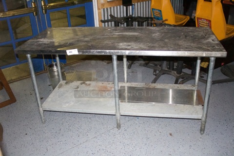 Work Table With Undershelf