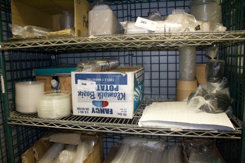 To-Go Containers, Lids, To-Go Paper, Bag-In-Box Drink Mix. 