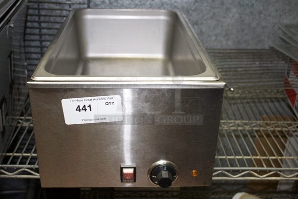 LIKE NEW! SYBO ZCK165BT-3 Bain Marie Buffet Food Warmer Steam Table With Lid - Image 2 of 4