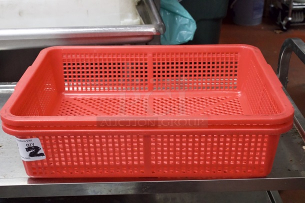 Thunder Group 21 3/4" X 17" COLANDER/Basket, PLASTIC. 2x Your Bid - Image 2 of 5