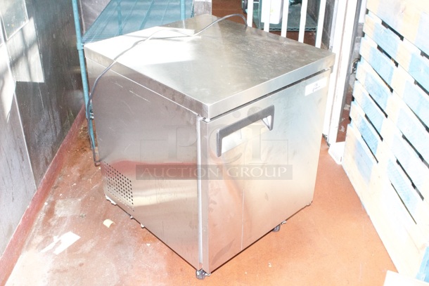 NEW! Cooler Depot UUC-27R-E-HC 27" Under Counter Refrigerator On Commercial Casters. WORKS PERFECT!! - Image 4 of 7