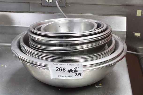 MASSIVE LOT! Set Of 25 Nesting Mixing Bowls. Various Sizes 25x Your Bid - Image 2 of 2