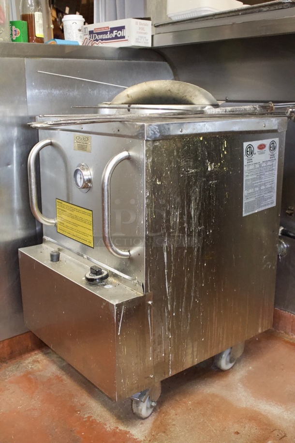 LIKE NEW! Puri Tandoori Clay Ovens PTL-101 Tandoor Oven , 51500 BTU, Double Wall Ceramic Wool Insulation, Natural Gas. Includes Skewers.   - Image 3 of 12