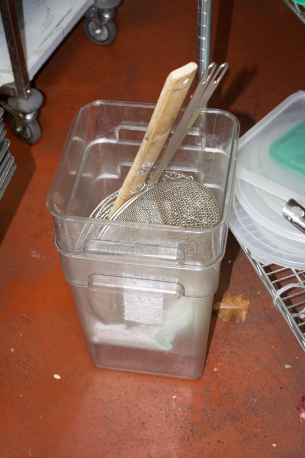 Pots, Ingredient Storage Bins and Lids - Image 3 of 3