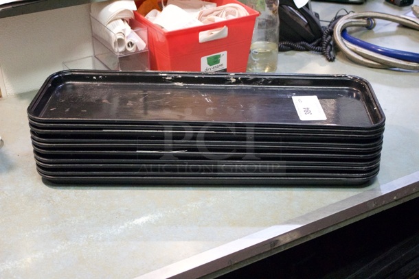 Carlisle 269FMT309 9" x 26" x 1" Black Fiberglass Market Trays. 10x Your Bid - Image 3 of 4
