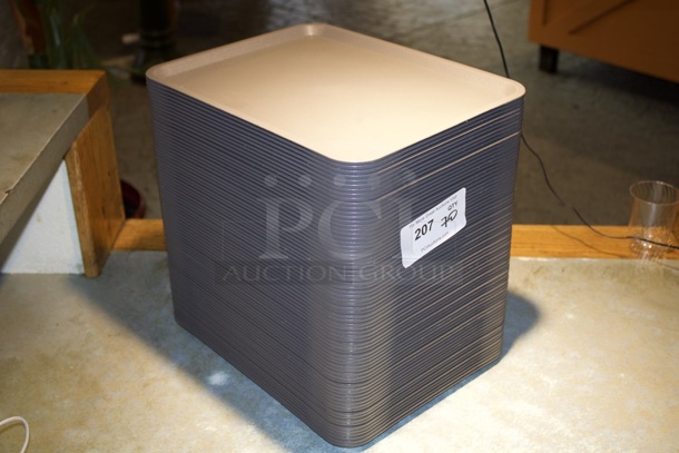 Ikea TILLGÅNG 15" x 11" Food Trays, Gray. 70x Your Bid - Image 2 of 7