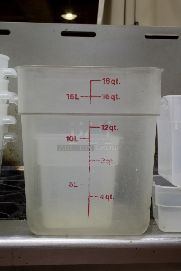Graduated Round and Square Ingredients Containers. 12x Your Bid - Image 3 of 4