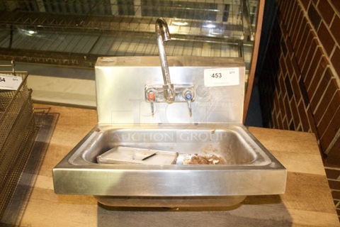 Advance Tabco 7-PS-60 Hand Sink with Splash Mount Faucet - 17 1/4" x 15 1/4"
