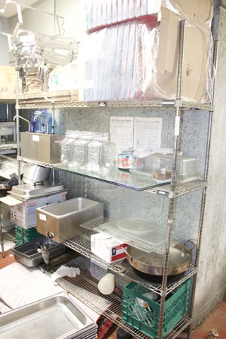 Metro Rack 4 Shelf. 32x18x87