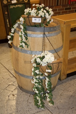 Hanging Artificial Plants In Baskets. 2x Your Bid 
