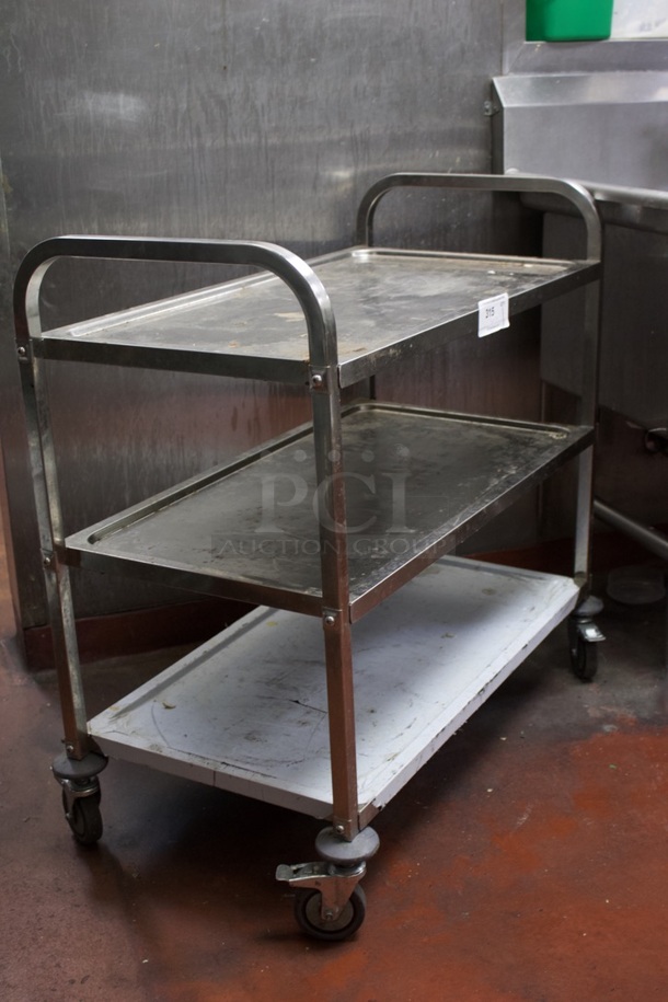 Stainless Steel Utility Cart  - 3 Tier - Image 3 of 3