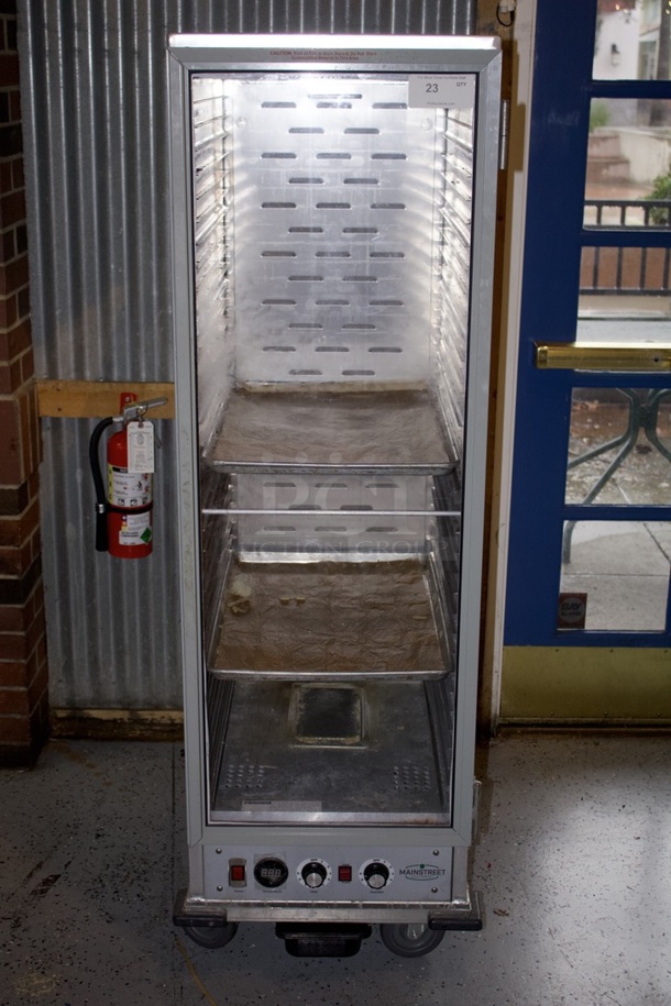 NEW Lightly Used! Main Street Equipment CHP-1836I Full Size Insulated Heated Holding / Proofing Cabinet with Clear Door - 120V -  - Image 1 of 6