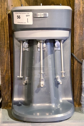 Hamilton Beach HMD400R Triple Spindle Drink Mixer - 20V, 60Hz, 900W. IN PROPER WORKING ORDER!! 