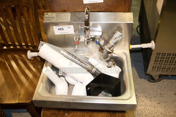 Advance Tabco 7-PS-60 Hand Sink with Splash Mount Faucet - 17 1/4" x 15 1/4" - Image 2 of 3