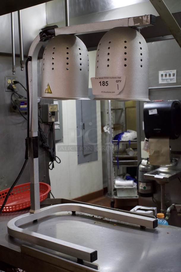 Aluminum Free Standing Heat Lamp with 2 Bulbs - 120V, 500W - Image 2 of 2