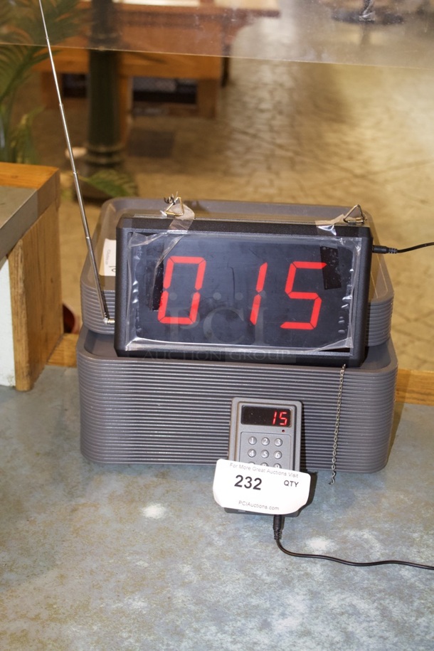 Order Ready System With Digital Display.  - Image 1 of 1