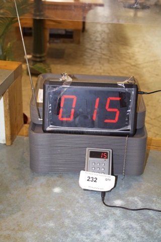 Order Ready System With Digital Display. 