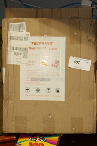 NEW/NEVER USED!! TOPKING High Quality Signs "Halal" In Arabic And English 2 In 1 Dot LED Sign. Includes 3ft Chain For Hanging and Power Cord