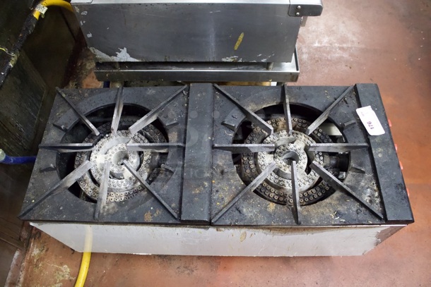 RECENTLY PURCHASED! Omcan TH-RB-2A Dual Burner Stock Pot Range 200,000 BTU – Natural Gas - Image 7 of 8