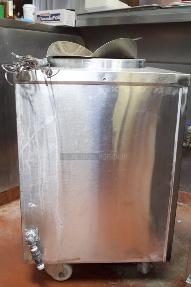LIKE NEW! Puri Tandoori Clay Ovens PTL-101 Tandoor Oven , 51500 BTU, Double Wall Ceramic Wool Insulation, Natural Gas. Includes Skewers.   - Image 6 of 12