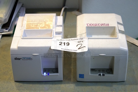 STAR MICRONICS CO, LTD TSP100 & TSP650 Printers. 2x Your Bid