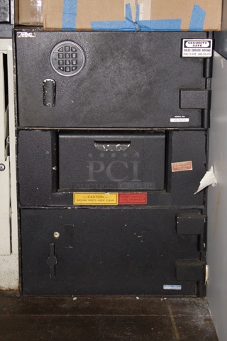 Amsec Depository Safe With Combination and Key. 