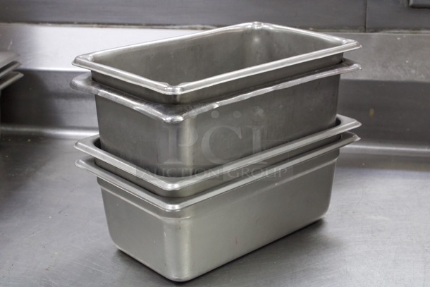 NICE! Set Of (4) Stainless Steel 1/4 Pans - (2) 6" Deep, (2) 4" Deep. 4x Your Bid - Image 6 of 8