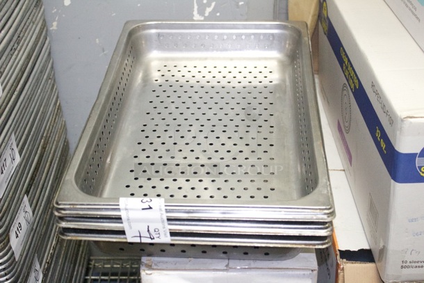 Full Size Perforated Hotel Pans, 2-1/2" Deep. 4x Your Bid - Image 2 of 2
