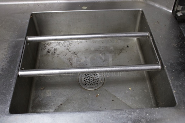 Stainless Steel Left Side Soil Table With Faucet, Pre-Rinse Unit, Removable Rail For Sliding Racks. - Image 5 of 5
