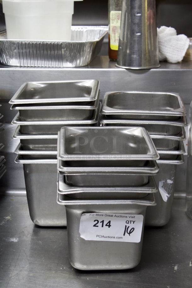 Stainless Steel 1/6 Pans x 6" - Image 3 of 3