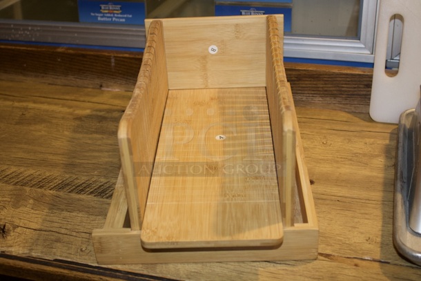 ALL-FOR-ONE: Bread Slicer Cutting Guide. Cutting Board, Sheet Pan, Knives, Grill Tools, Baking Tools, Labeler, Garbage Bags, Digital Scale, Wooden Recipe Holder, Tape Gun, Spatula, Whisk - Image 8 of 8
