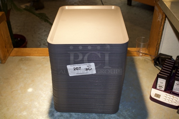Ikea TILLGÅNG 15" x 11" Food Trays, Gray. 70x Your Bid - Image 3 of 7