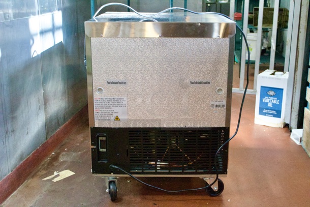 NEW! Cooler Depot UUC-27R-E-HC 27" Under Counter Refrigerator On Commercial Casters. WORKS PERFECT!! - Image 6 of 7