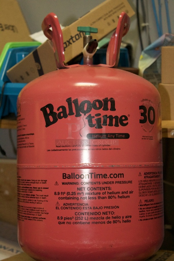 Ballon Time Helium Tank. - Image 2 of 2