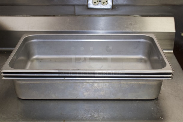Full Size Hotel Pans x 4". 3x Your Bid - Image 4 of 5