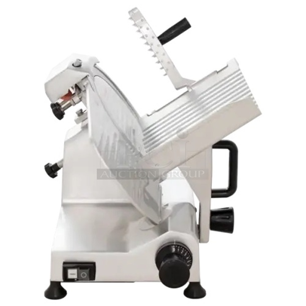 BRAND NEW, NEVER USED!! Universal HBS-250 10" Manual Gravity Feed Meat Slicer - 1/4 hp - Image 2 of 11