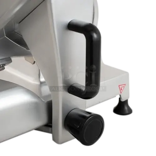 BRAND NEW, NEVER USED!! Universal HBS-250 10" Manual Gravity Feed Meat Slicer - 1/4 hp - Image 10 of 11
