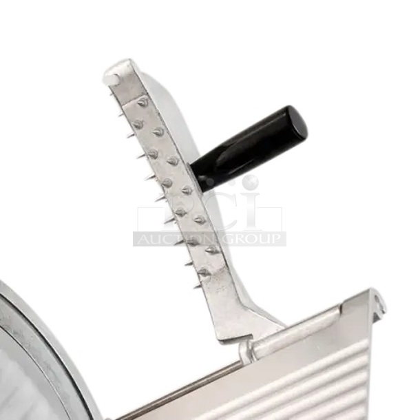BRAND NEW, NEVER USED!! Universal HBS-250 10" Manual Gravity Feed Meat Slicer - 1/4 hp - Image 11 of 11