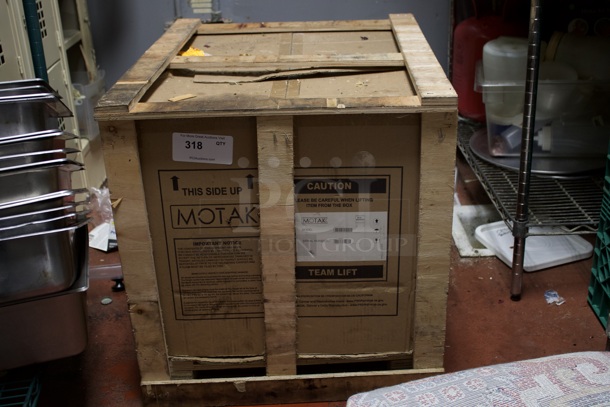 BRAND NEW IN THE CRATE!! MOTAK MSP-1-N Burner Stock Pot Range 18"W x 21"D x 15.75"H, 80,000 total BTU, natural gas - Image 4 of 5