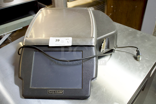 Hobart HLX-1WR Digital Touch Screen Price Computing & Portion Scale w/ RFID Antenna, Wireless TCP/IP, Label Printer. TESTED. IN WORKING ORDER. Unit Also Functions as Web Browser With Updatable Firmware. Weigher Capacity:0 lbs. - 12 lbs. x 0.005 12 lbs. - 30 lbs. x 0.01. ML: 029282-JR SN: 45-1053-489
120/208-240v 50/60HZ 1.42Amp - Image 1 of 7