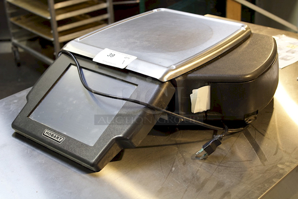 Hobart HLX-1WR Digital Touch Screen Price Computing & Portion Scale w/ RFID Antenna, Wireless TCP/IP, Label Printer. TESTED. IN WORKING ORDER. Unit Also Functions as Web Browser With Updatable Firmware. Weigher Capacity:0 lbs. - 12 lbs. x 0.005 12 lbs. - 30 lbs. x 0.01. ML: 029282-JR SN: 45-1053-489
120/208-240v 50/60HZ 1.42Amp - Image 3 of 7