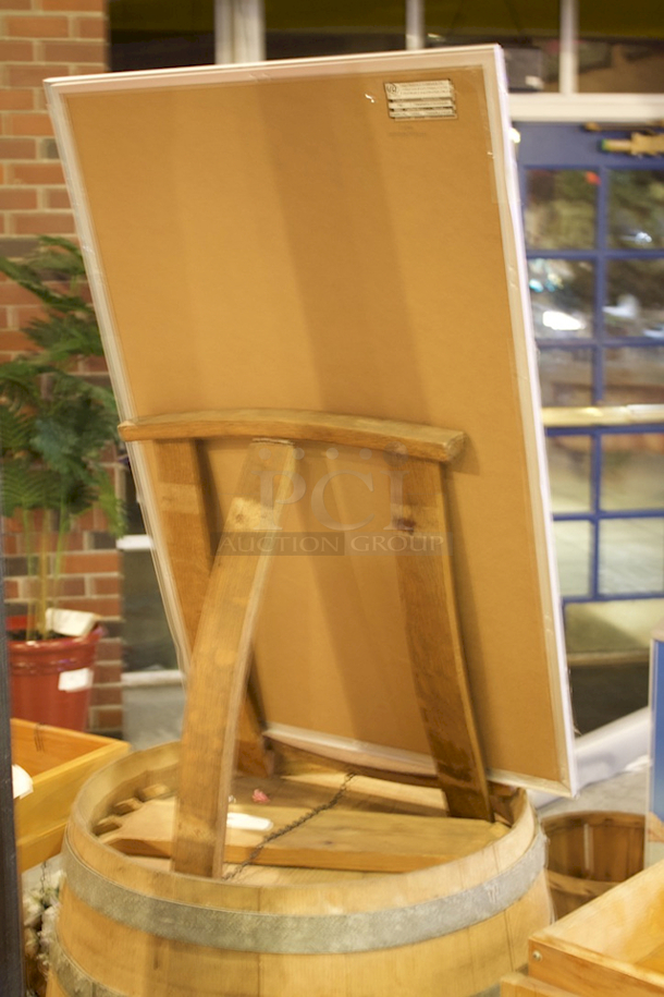 Easel Base With White Dry Erase Board.  - Image 2 of 3