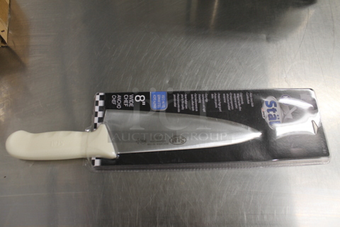 Boxes of 12 BRAND NEW IN BOX! Winco Stal KWP-80 Stainless Steel 8" Chef Knife. 2 Times Your Bid!