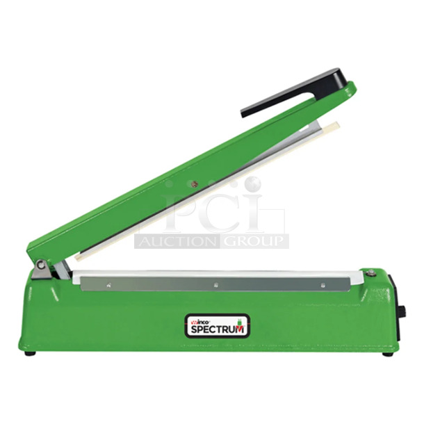 2 BRAND NEW! Winco Spectrum EBS-400M-1  Metal Countertop Impulse Sealers. 220 Volts, 1 Phase. 2 Times Your Bid!  - Image 1 of 6