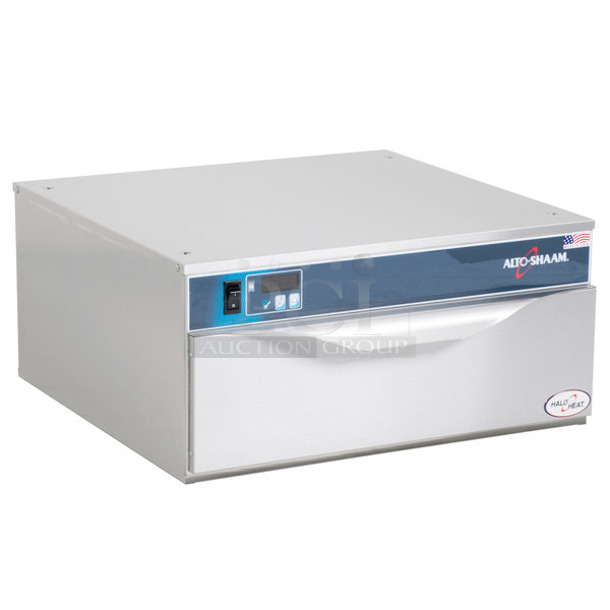 BRAND NEW SCRATCH AND DENT! 2023 Alto Shaam 500-1D Stainless Steel Commercial Single Drawer Warming Drawer. 120 Volts, 1 Phase. Tested and Working! - Image 1 of 5