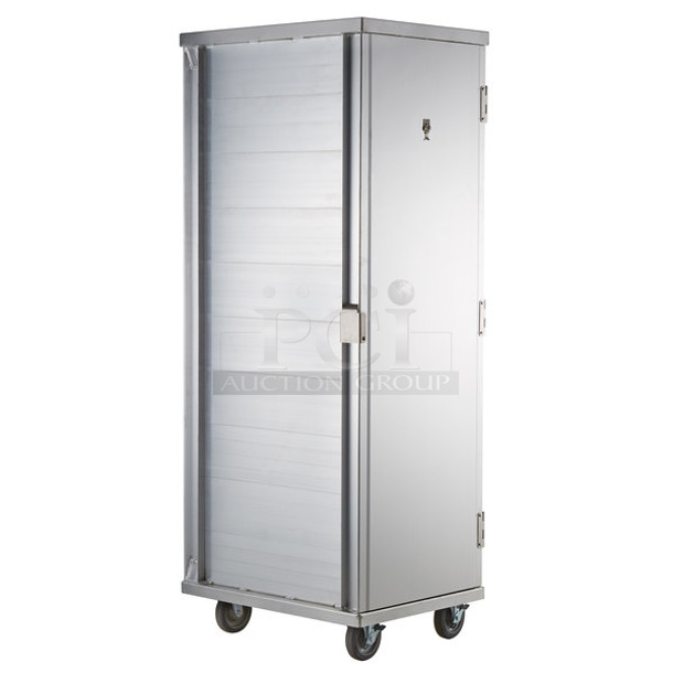 BRAND NEW SCRATCH AND DENT! 2023 Regency 600AEC1840 Metal Commercial Enclosed Pan Transport Rack on Commercial Casters. - Image 1 of 4