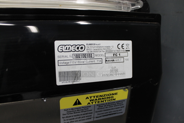 Elmeco FC1 Metal Commercial Countertop Single Flavor Slushie Machine. 115 Volts, 1 Phase. Tested and Powers On But Does Not Get Cold - Image 4 of 6