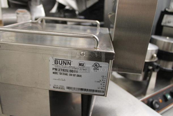 Bunn 1SH STAND Stainless Steel Commercial Countertop Satellite Server Stand. 120 Volts, 1 Phase.  - Image 3 of 3