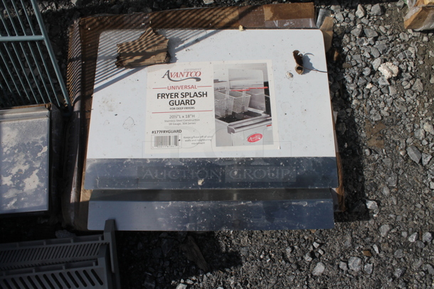 ALL ONE MONEY! Lot of BRAND NEW IN BOX Items Including Poly Rack, Fryer Splash Guard  - Image 5 of 5